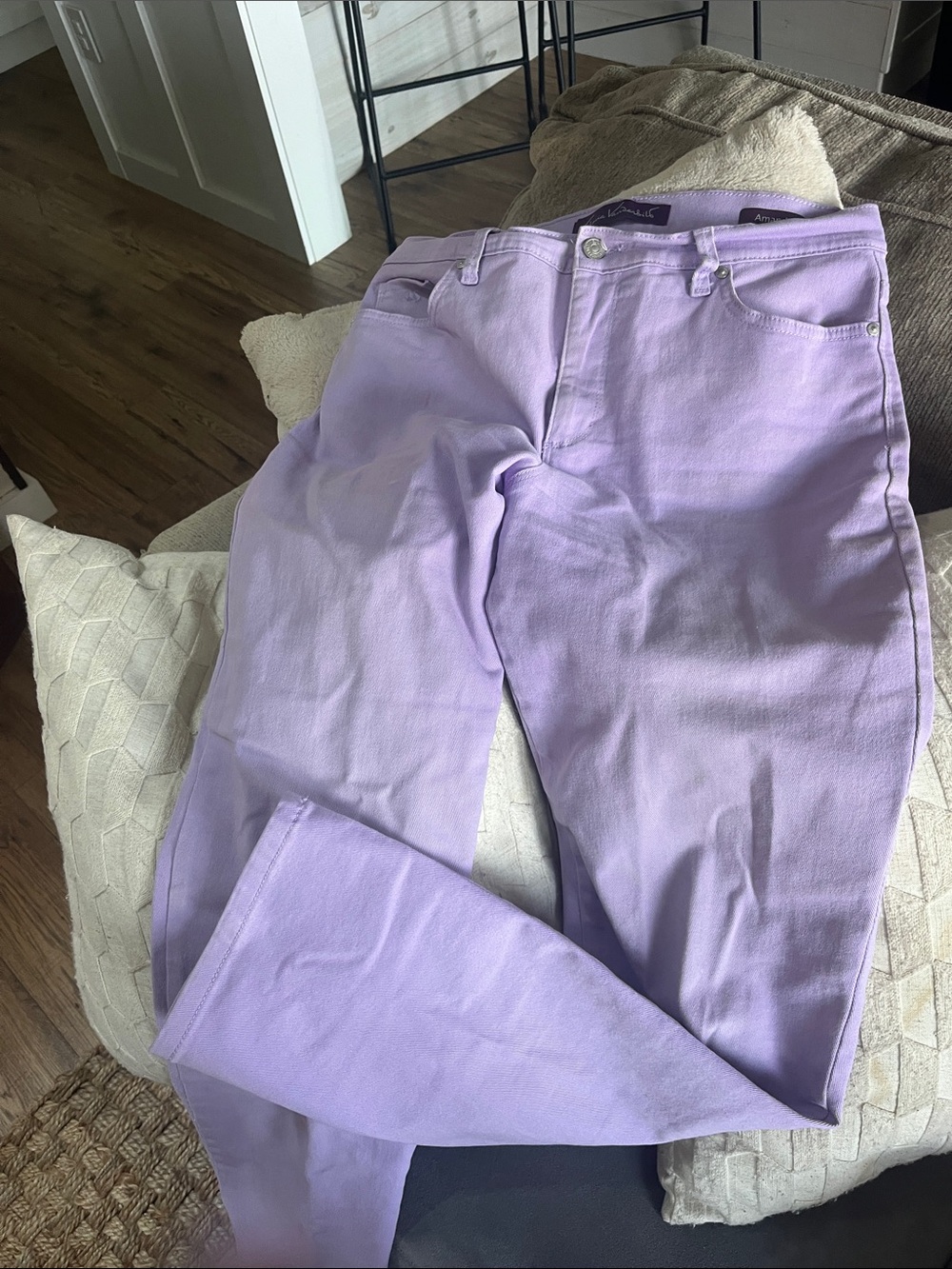 Gloria Vanderbilt Lilac Skinny Jeans
